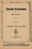 DEUTSCHES WOCHENSCHACH / 1911 vol 27, no 38